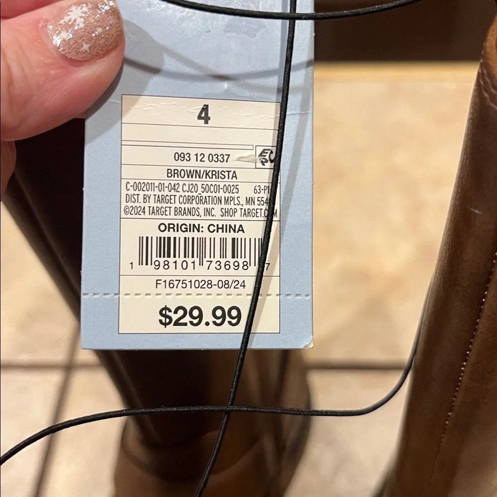 Cat & Jack Brown Girl’s Boots